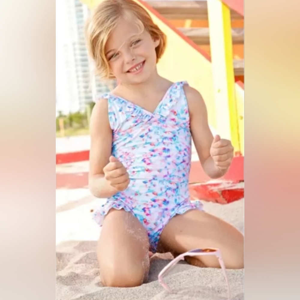 Little Peixoto Swimwear Lily One Piece Rainbow Spots